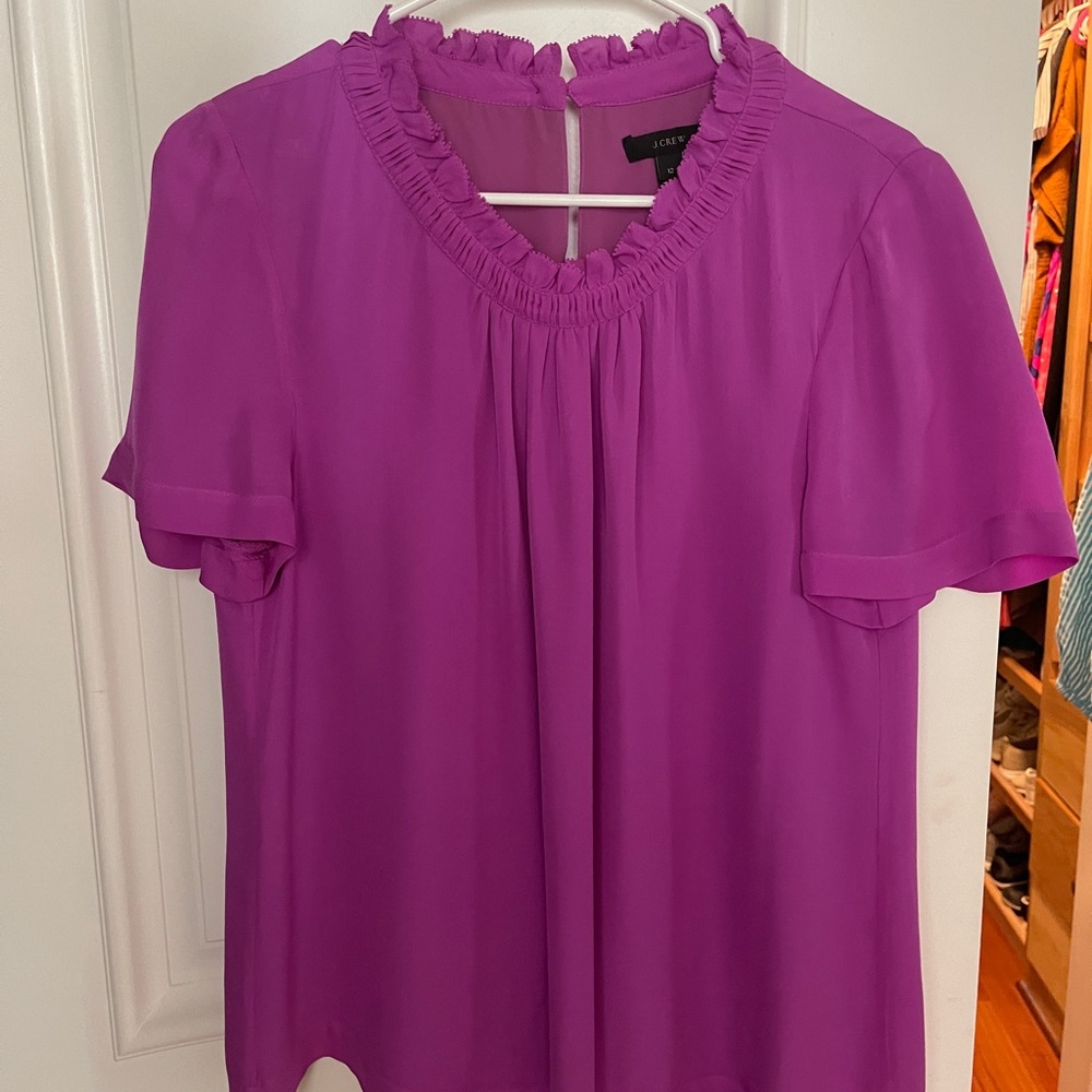 J Crew Silk Top